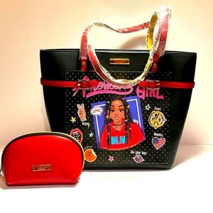 Nikky Bag by Nicole Lee-American Girl Tote Bag & Pouch 2 Piece Set NWT -